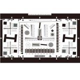 增強型ISO12233標(biāo)準(zhǔn)分辨率測試卡（0.5倍、1倍、2倍、4倍、8倍）4000線